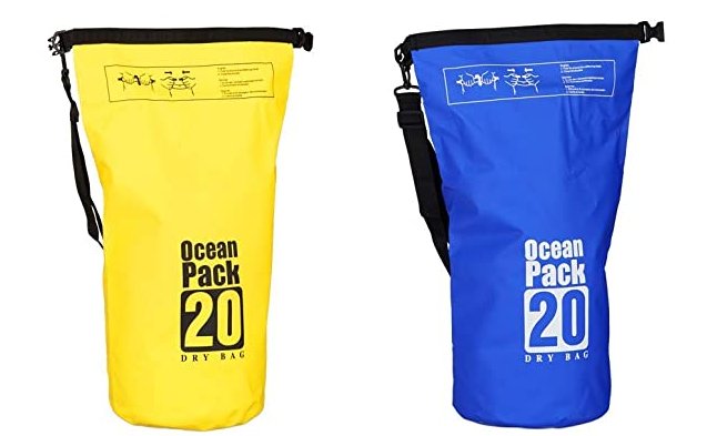 Dry pack nepropusne vreće za more zapremine 20 litara, u lijepim bojam