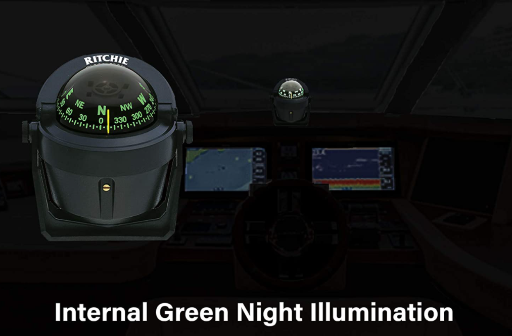 Ritchie kompas s noćnom zelenom iluminacijom B-51