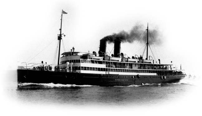 Baron Gautsch u plovidbi, povijesna fotografija