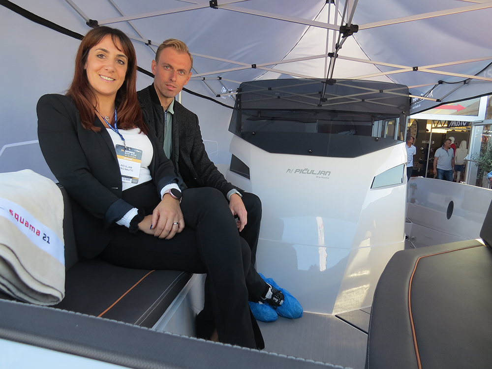 Toni Pičuljan sa suprugom Nikolinom na Biograd Boat Show 2022