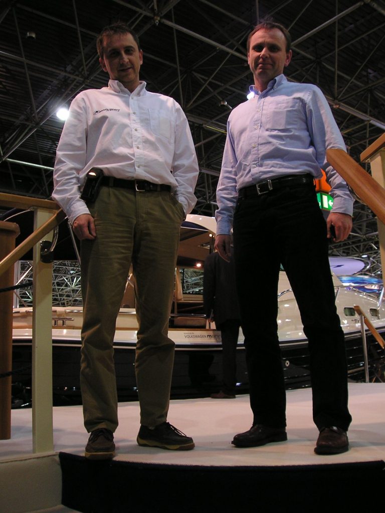 Romano Pičuljan (desno) i Nenad Andrić u siječnju 2007. na sajmu Boot Dusseldorf