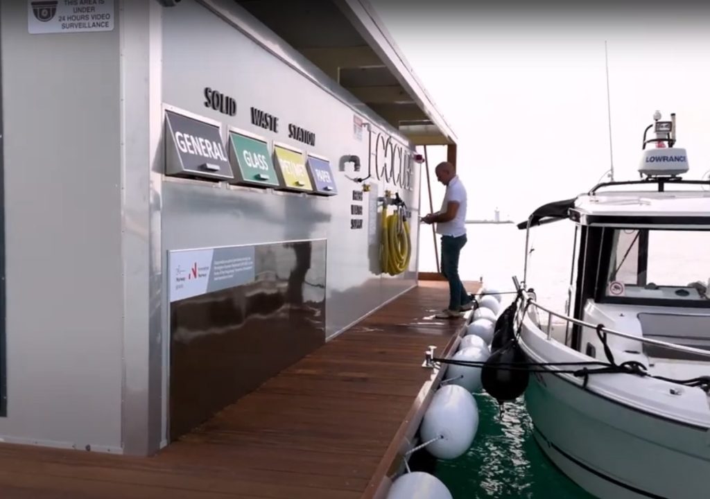 Prezentacija korištenja ECOcube uz koji se pristaje plovilom