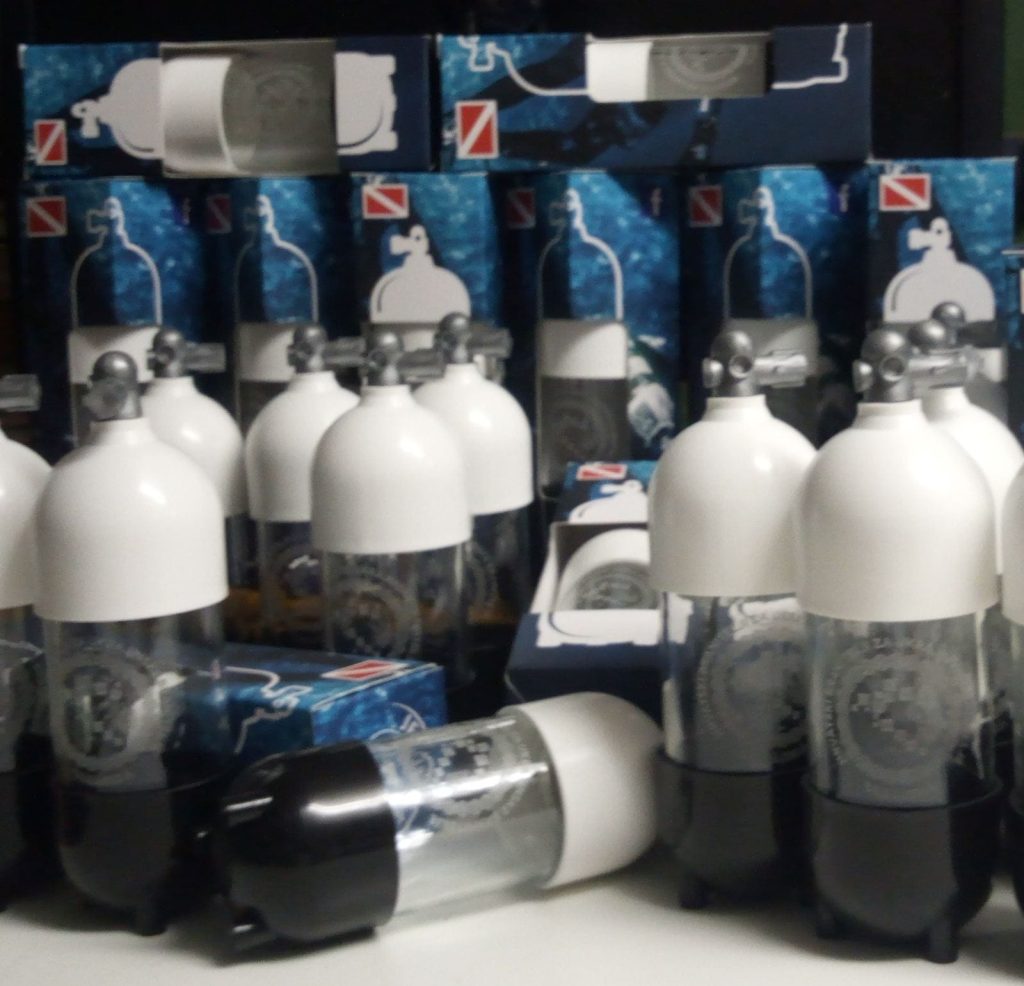 Gotovi proizvod - suverniri Blue&Green boce / Izvor: Udruga Jedro&Krilo